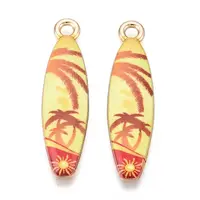 Alloy Enamel Pendants