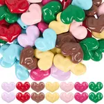 80Pcs Opaque Acrylic Beads