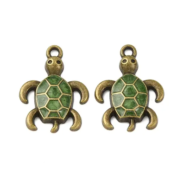 Alloy Enamel Pendants