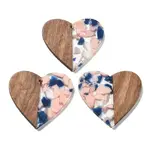 Resin and Walnut Pendants