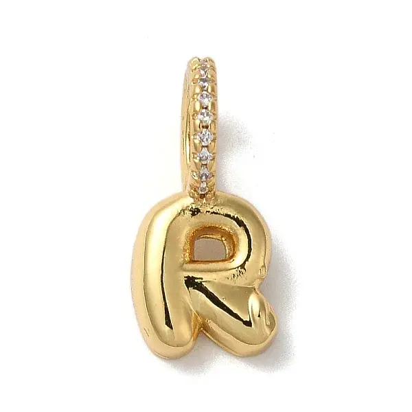 Brass Micro Pave Cubic Zirconia Pendants