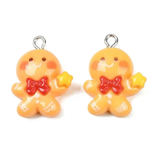 Christmas Opaque Resin Pendants