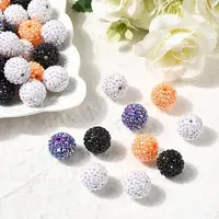 Halloween Theme Resin Rhinestone Beads