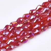 Electroplate Glass Beads Strands