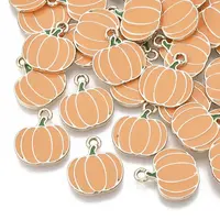 Autumn Theme Alloy Enamel Pendants