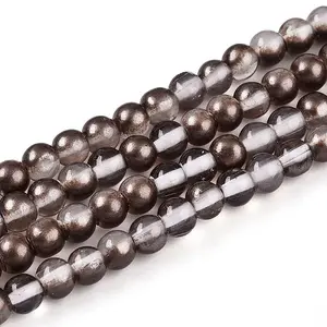 Baking Painted Transparent Glass Beads