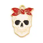 Rack Plating Halloween Theme Alloy Enamel Pendants