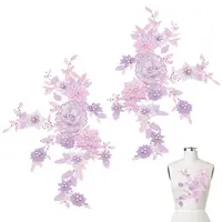 2Pcs Lace Embroidery Sewing Fiber