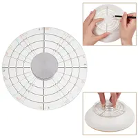 Acrylic Circular Divider Clay Sculpture Auxiliary Tool