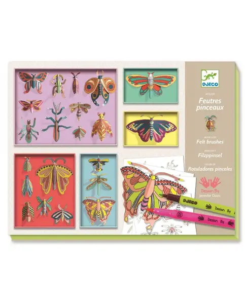 Djeco Výtvarná sada sbírka hmyzu s 3D efektem