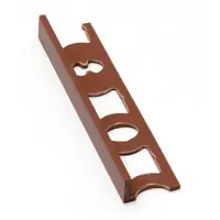 Lišta ukončovací "L" Profil-EU svetlo hnedá, PVC, dĺžka 250 cm, výška hrany 10 mm, LL1025015