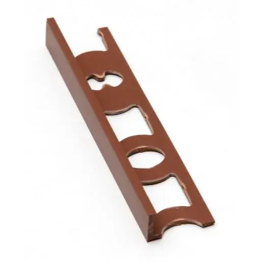 Lišta ukončovací "L" Profil-EU svetlo hnedá, PVC, dĺžka 250 cm, výška hrany 10 mm, LL1025015