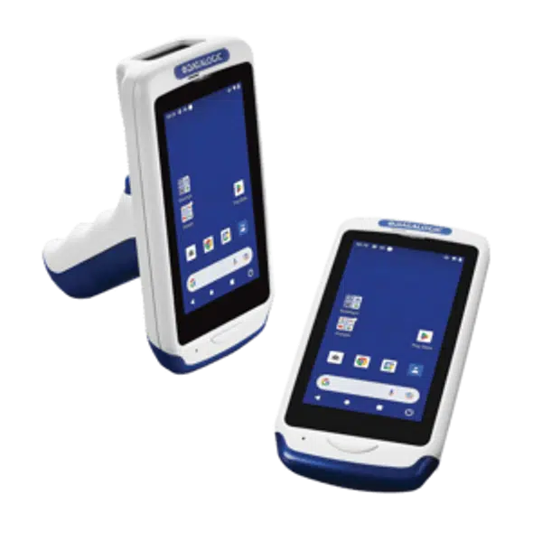 Datalogic Joya Touch 22, 2D, Gun, USB-C, BT (5.1), Wi-Fi, NFC, Android, GMS, blue, grey