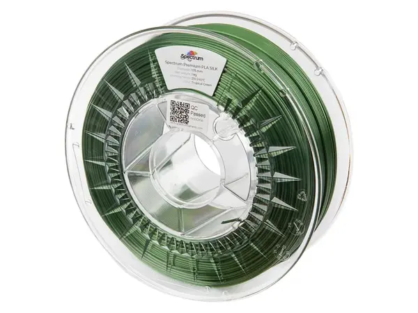 Spectrum 80266 3D filament, PLA Silk, 1,75mm, 1000g, Zelený (Tropical green)