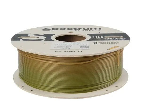 Spectrum 80935 3D filament, PLA Nature HEMP, 1,75mm, 1000g, Zelený/Hnědý (Green/Brown)