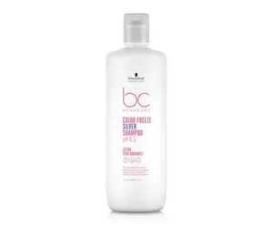 Šampon pro neutralizaci žlutých tónů Schwarzkopf Professional Bonacure Color Freeze Silver - 1000 ml (2708487) + dárek zdarma