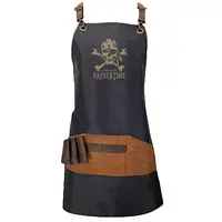 Kadeřnická zástěra Pirates of the Barbertime Pro Barber Apron Black - černá + dárek zdarma