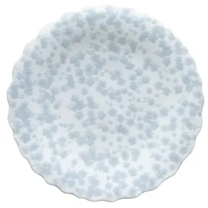 Modrý talíř 21 cm kolekce Slåpeblom - Wik & Walsøe