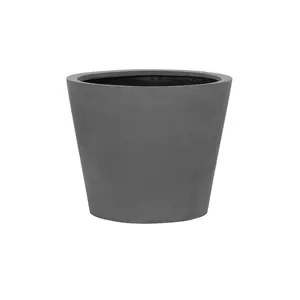 Květináč Bucket, barva šedá, více velikostí - PotteryPots Velikost: L - v. 60 cm, ⌀ 68 cm