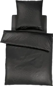 Joop! Sada povlečení CORNFLOWER 70 x 90 cm a 155 x 220 cm, černá