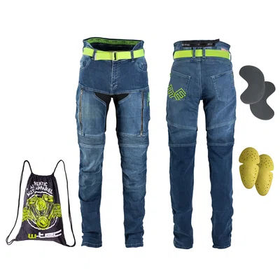 Dámské moto jeansy W-TEC Ekscita modrá 27
