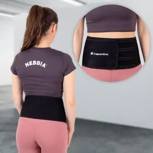 Neoprenový pás inSPORTline Waistup černá M