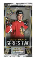 2023-2024 NHL Upper Deck Series Two Hobby balíček - hokejové karty