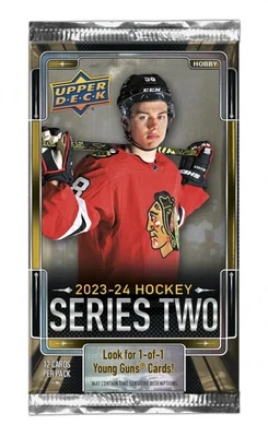 2023-2024 NHL Upper Deck Series Two Hobby balíček - hokejové karty