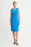 Šaty Calvin Klein modrá barva, mini, LV044C063G