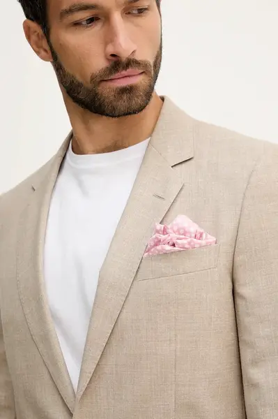 Hedvábný kapesníček BOSS BECKHAM X BOSS