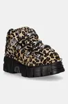 New Rock Semišové tenisky New Rock PELO LEOPARDO PONY