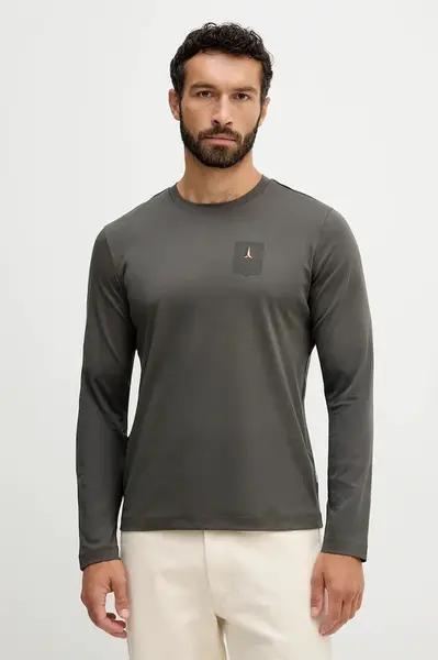 Bavlněné tričko s dlouhým rukávem Aeronautica Militare