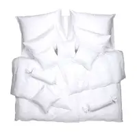 SCANquilt povlečení SATÉN TENCEL PLUS bílá 140 x 200/70 x 90 cm