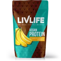 LIVLIFE Vegan protein s lyofilizovaným banánem 490 g