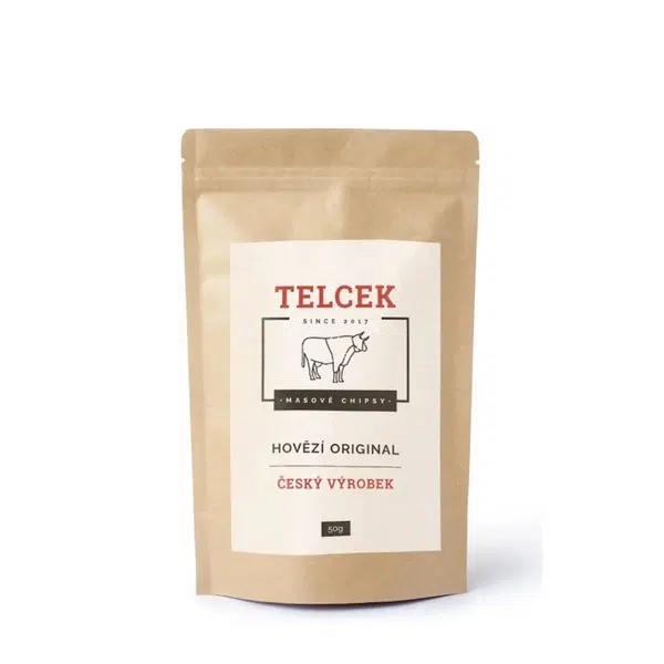 TELCEK Masové hovězí chipsy original 50 g
