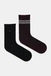 Ponožky Tommy Hilfiger 2-pack vínová barva, 701236458