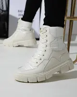 Resti Cream women's non-insulated bagger boots Qertera- Footwear