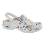Nursing Care PARIS pracovní pratelná obuv s certifikací s páskem květy WG4PF1, 42