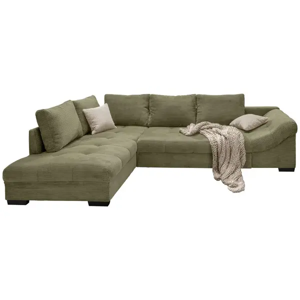 MID.YOU ROHOVÁ SEDAČKA, textil, olivově zelená