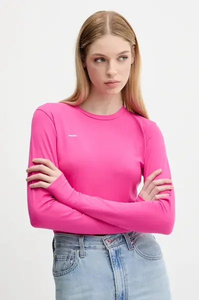 Tričko s dlouhým rukávem Pangaia Cotton-Stretch Long-Sleeved Top