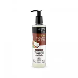 Organic Shop Hydratační šampon Tropical Coconut & Shea (Moisturising Shampoo) 280 ml