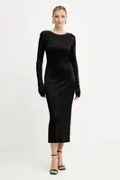 Šaty Patrizia Pepe černá barva, midi, přiléhavé, 8A1505 J303