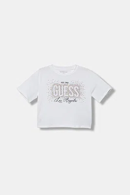 Dětské tričko Guess bílá barva, J5YI23 K6YW4