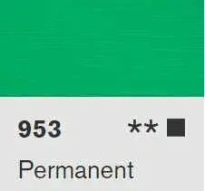 Akryl Lascaux Studio 85ml – 953 Permanent green deep