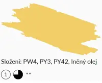 Olejová barva Umton 20ml – 0057 Neapolská žluť světlá