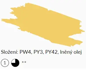 Olejová barva Umton 20ml – 0057 Neapolská žluť světlá