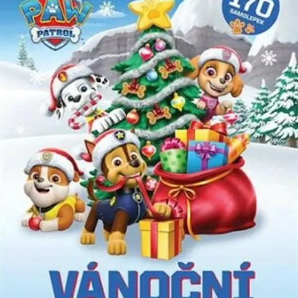 Vánoční samolepková knížka Tlapková Patrola