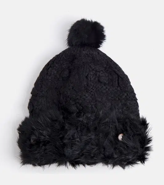 Gemre Black hat with fur Danna