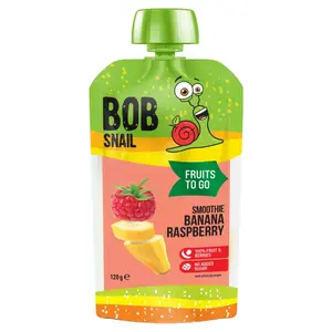 ŠNEK BOB Smoothie banán a malina 120 g
