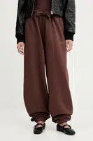 Tepláky adidas Originals Essentials dámské, hnědá barva, JW0986